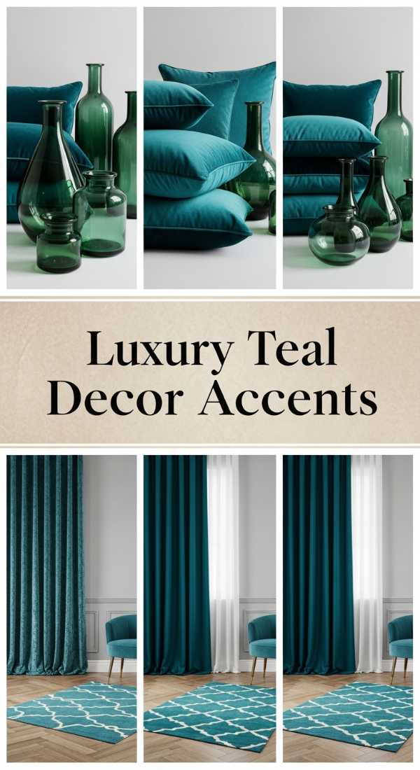 Luxury Teal Decor Accents 69e3b6f1e87b8