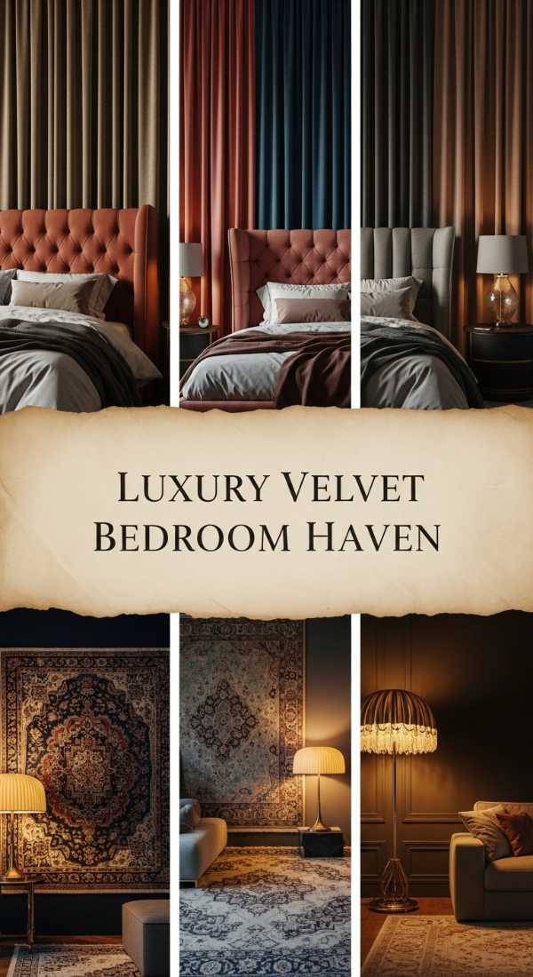 Luxury Velvet Bedroom Haven 69df467fbb6cd