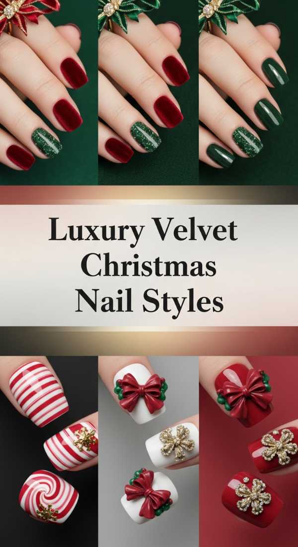 Luxury Velvet Christmas Nail Styles 69e72cd1777a9