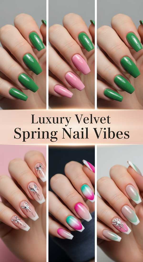 Luxury Velvet Spring Nail Vibes 69ee408a9ac21