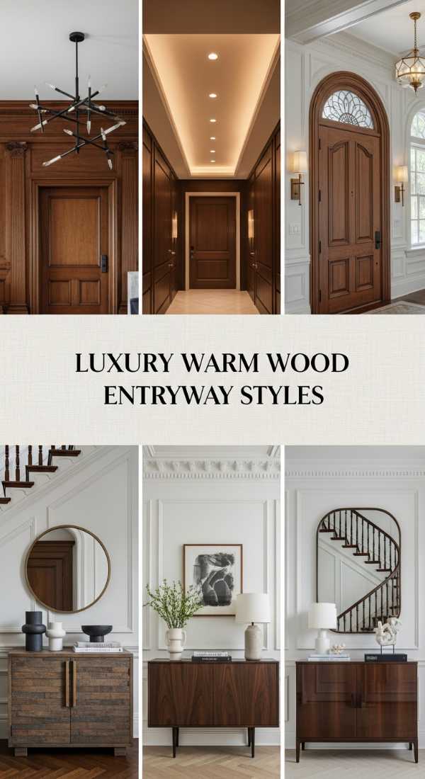 Luxury Warm Wood Entryway Styles 69e64b895149a