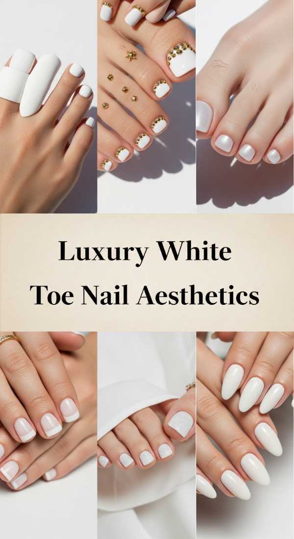 Luxury White Toe Nail Aesthetics 69e757b10aa24