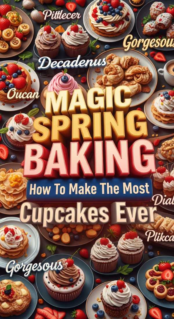 Magic Decadent Spring Baking Cupcakes 69dfdaf8a3393