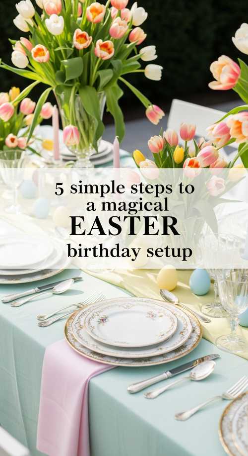 Magical Easter Birthday Setup