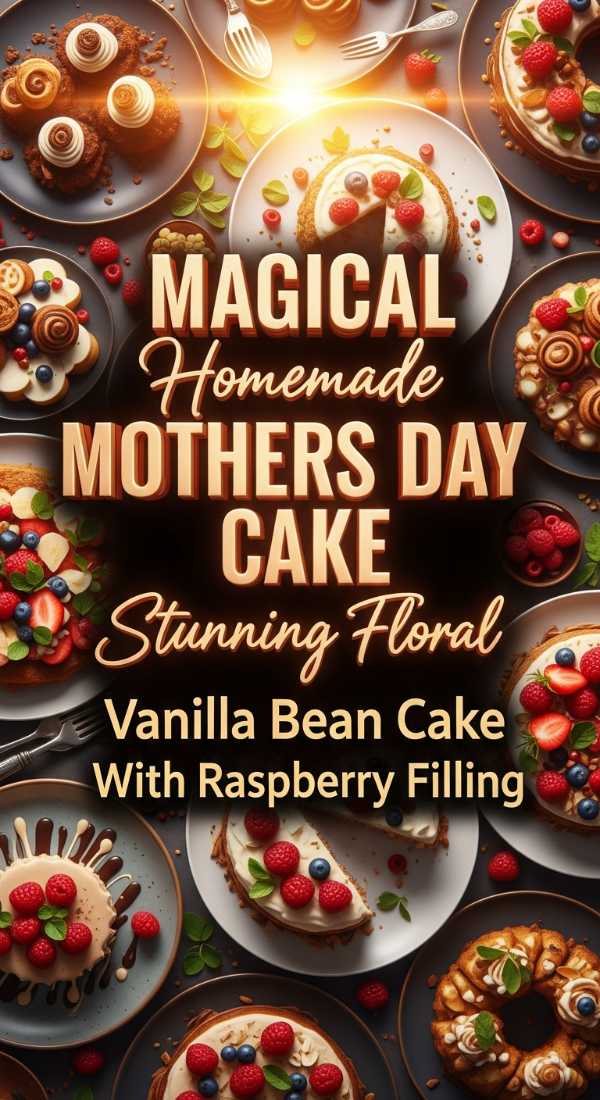 Magical Homemade Floral Mothers Day Cake Idea 69ef027d7ebb4