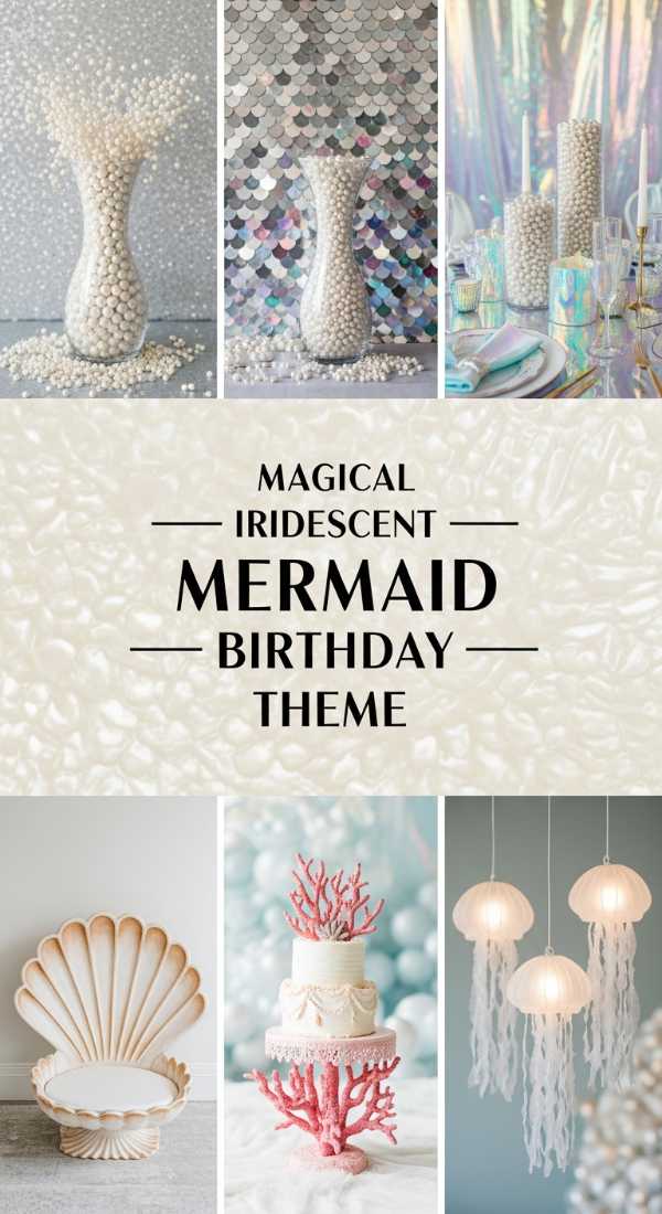Magical Iridescent Mermaid Birthday Theme 69df2358d4684