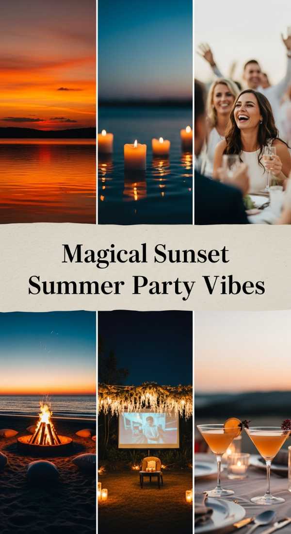 Magical Sunset Summer Party Vibes 69e73040ae2f7
