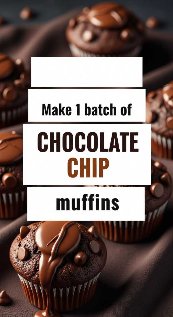 Make 1 Batch Of Chocolate Chip Muffins 69e46e4b090a6