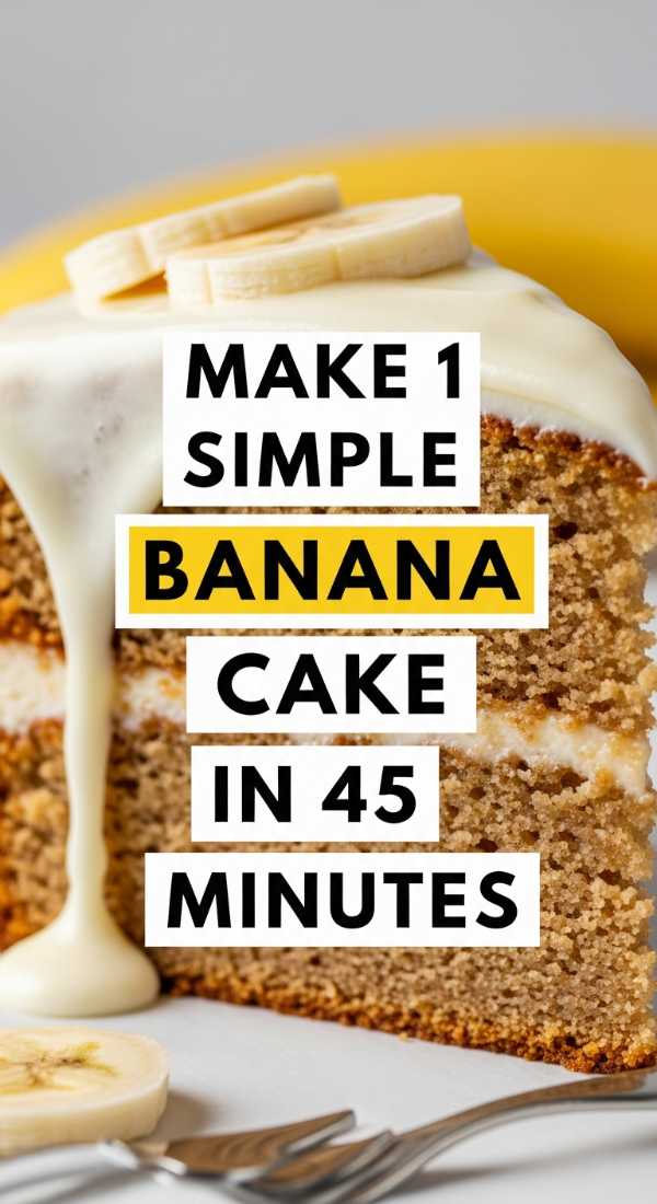 Make 1 Simple Banana Cake In 45 Minutes 69ec86f03d72a