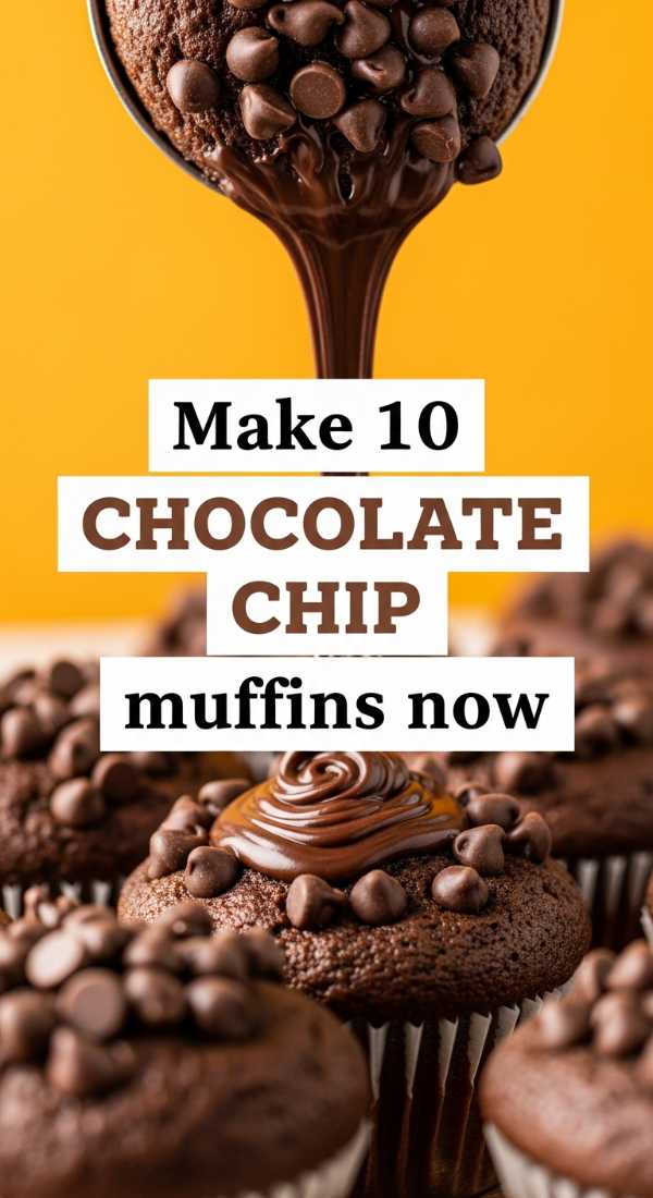 Make 10 Chocolate Chip Muffins Now 69ef4b726e596