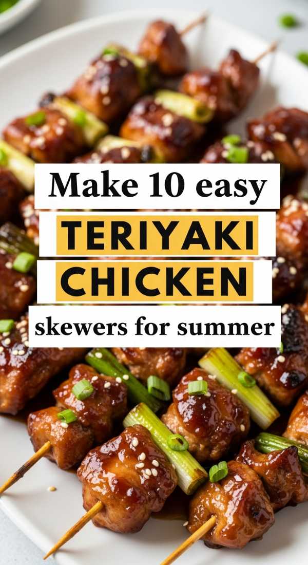 Make 10 Easy Teriyaki Chicken Skewers For Summer 69eb7fd3aa1b6