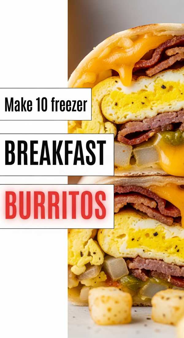 Make 10 Freezer Breakfast Burritos In 6 Steps 69ec6f3052fcf