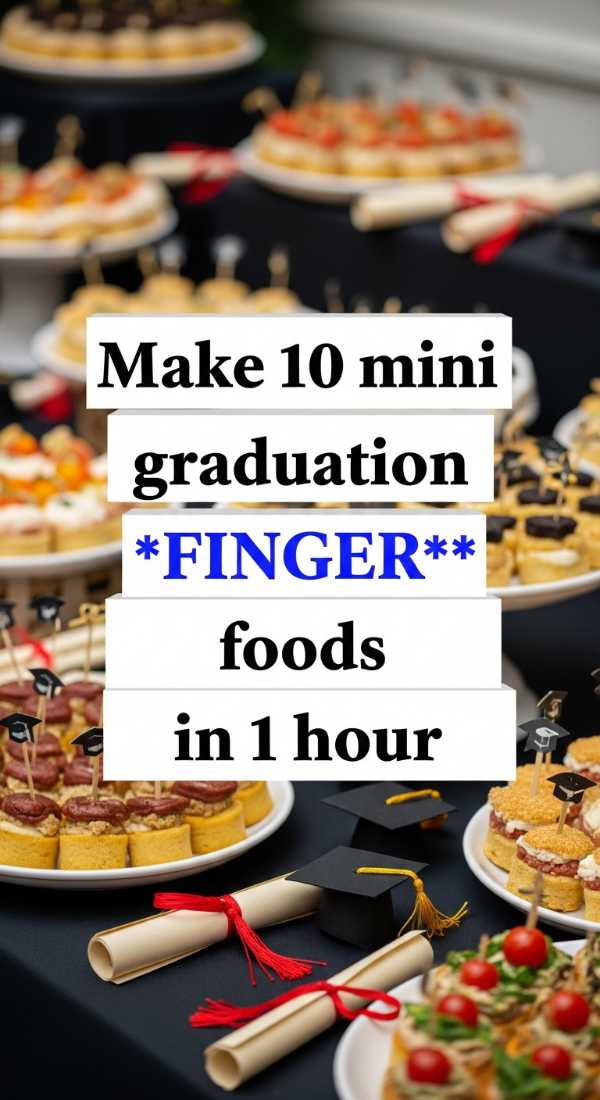 Make 10 Mini Graduation Finger Foods In 1 Hour 69e5d85160451