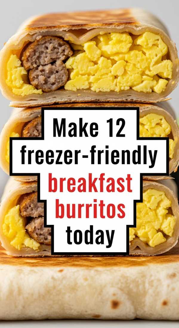 Make 12 Freezer Friendly Breakfast Burritos Today 69ec6f2ce4a3b
