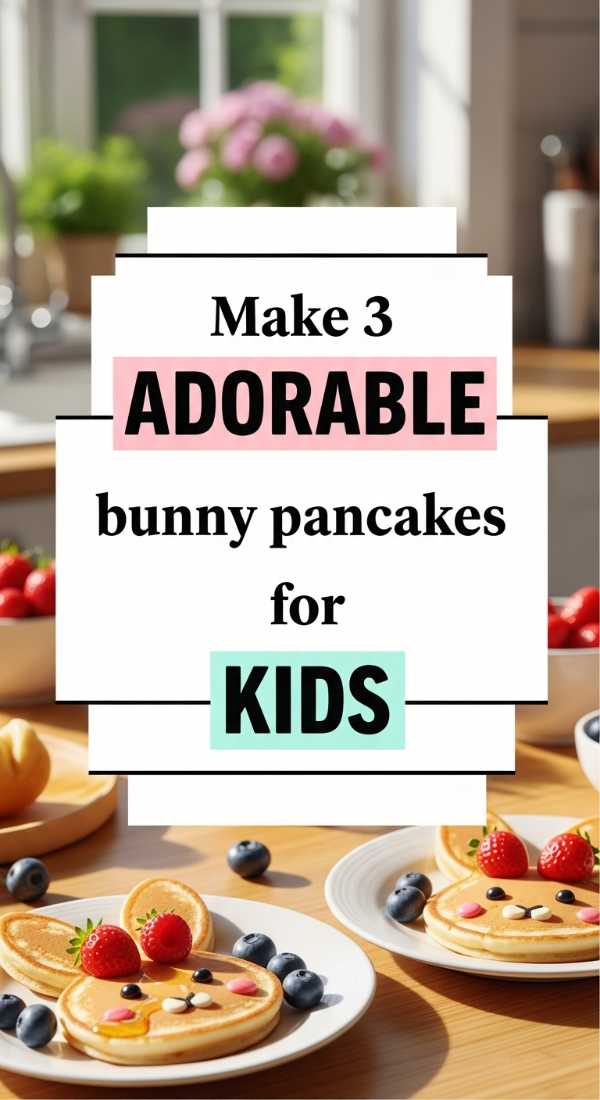 Make 3 Adorable Bunny Pancakes For Kids 69e5d859dc368
