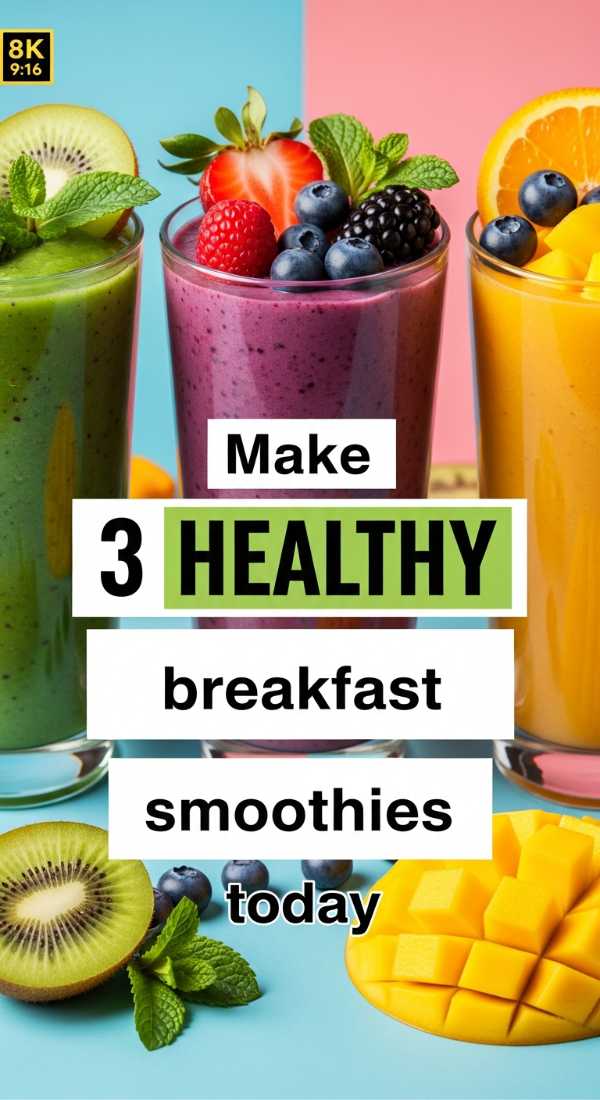 Make 3 Healthy Breakfast Smoothies Today 69e9b56913fab