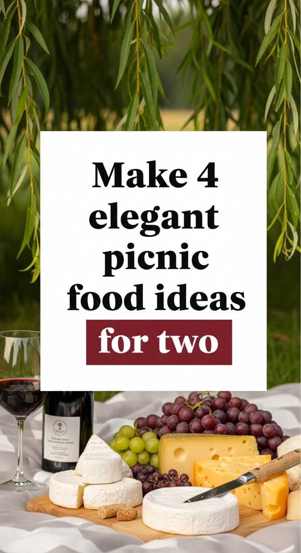 Make 4 Elegant Picnic Food Ideas For Two 69e4702ecf834