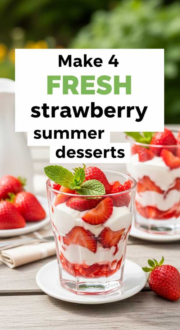 Make 4 Fresh Strawberry Summer Desserts 69ef4b6a5e0d6