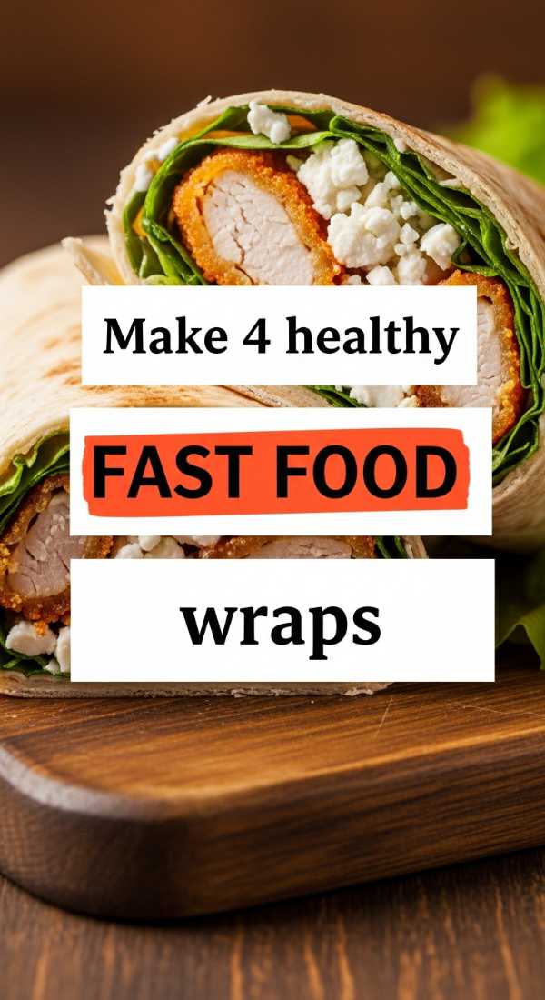 Make 4 Healthy Fast Food Wraps 69edfa8636c22