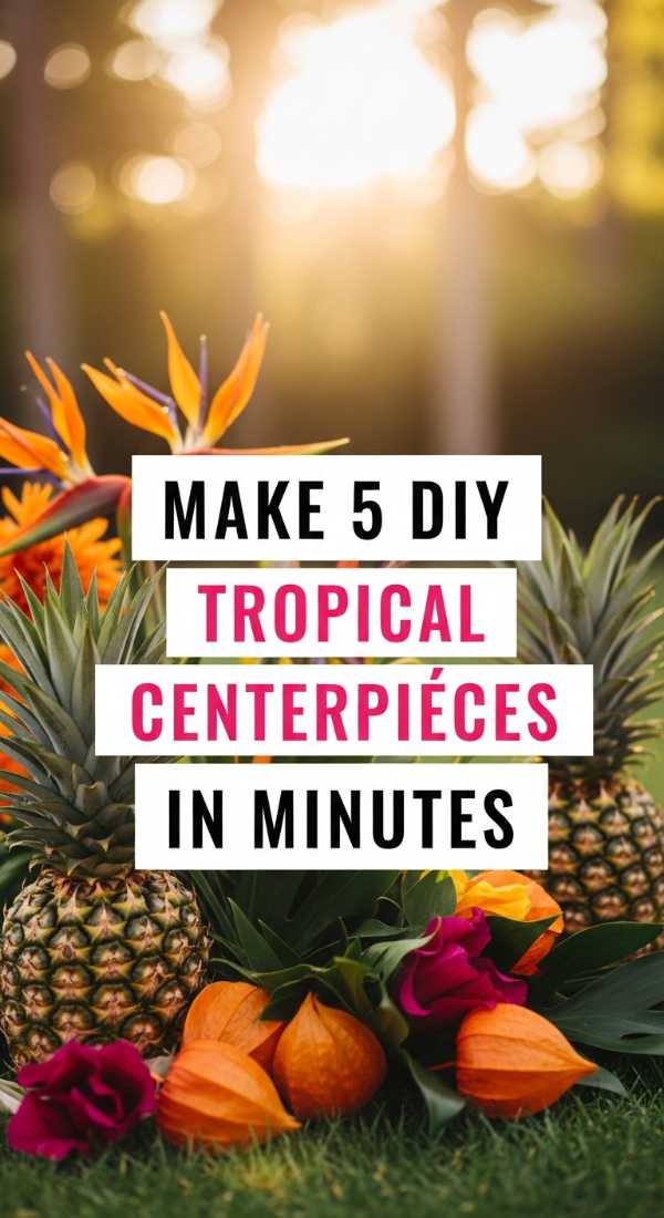 Make 5 Diy Tropical Centerpieces In Minutes 69e9fe6cc248b