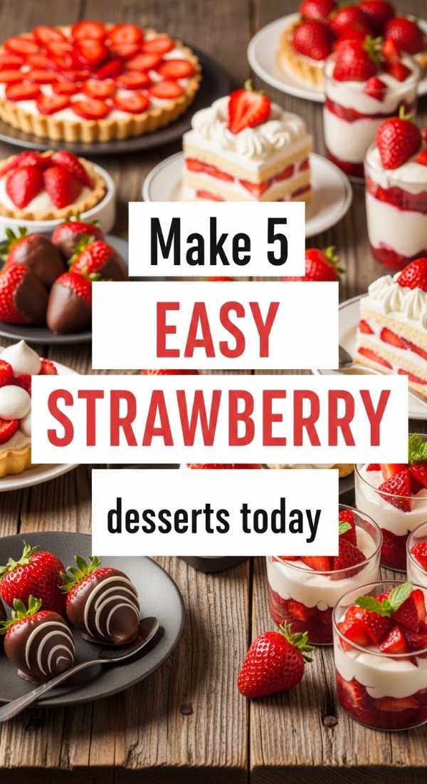 Make 5 Easy Strawberry Desserts Today 69e70c05d8f32