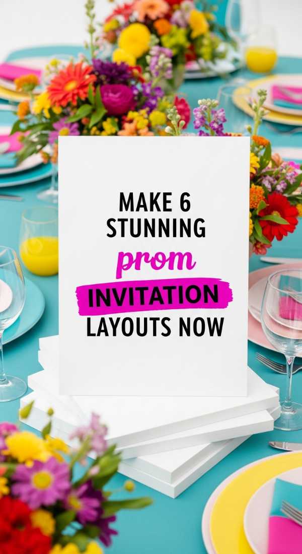 Make 6 Stunning Prom Invitation Layouts Now 69e9fe67d67f8