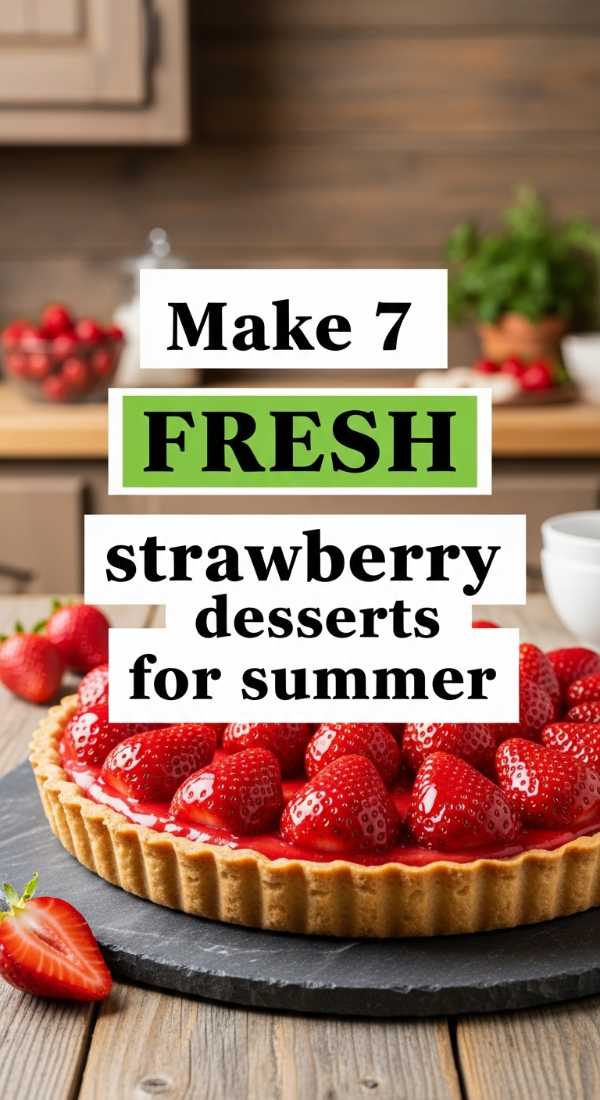 Make 7 Fresh Strawberry Desserts For Summer 69e8557be68af
