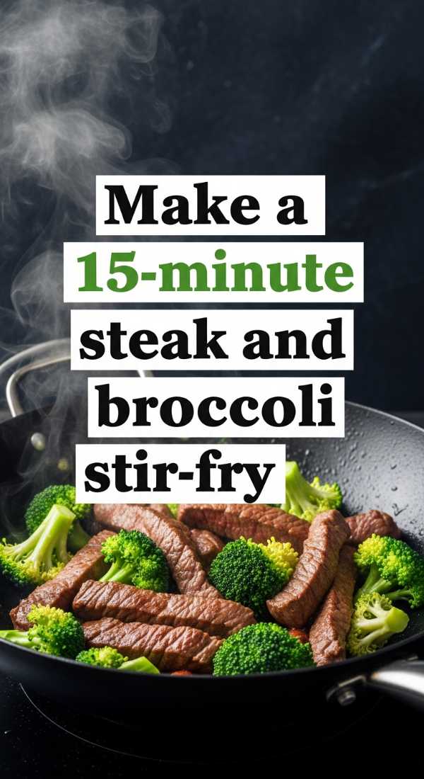 Make A 15 Minute Steak And Broccoli Stir Fry 69f197021cab7