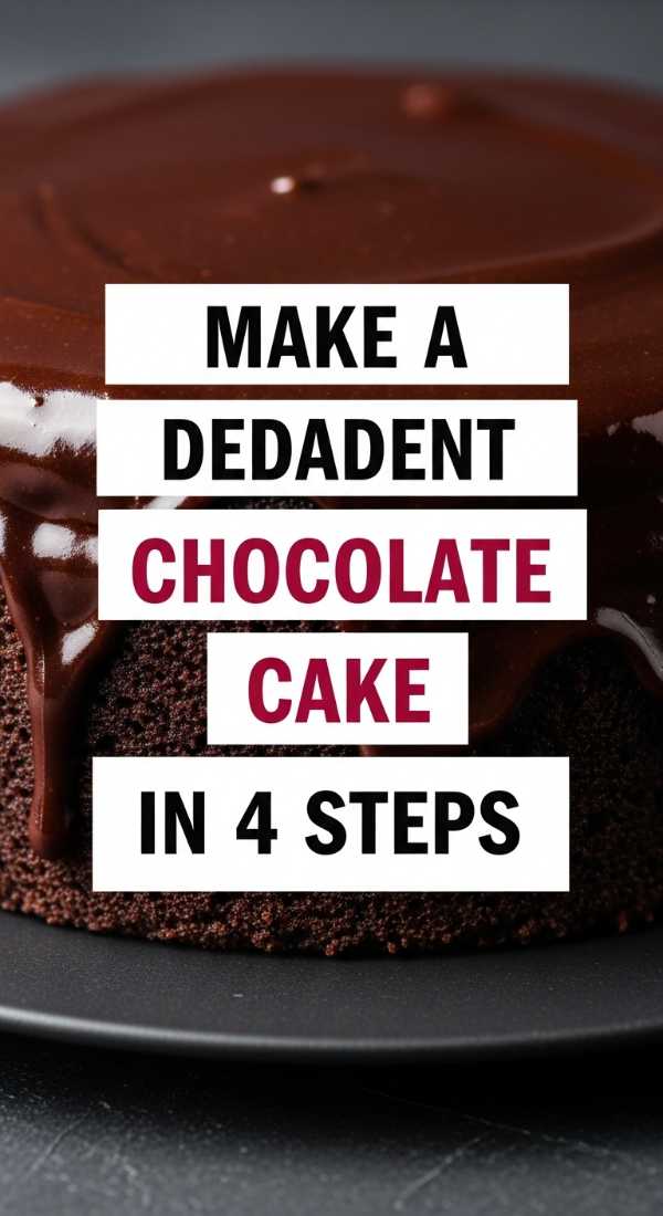 Make A Decadent Chocolate Cake In 4 Steps 69e853e3a9d98