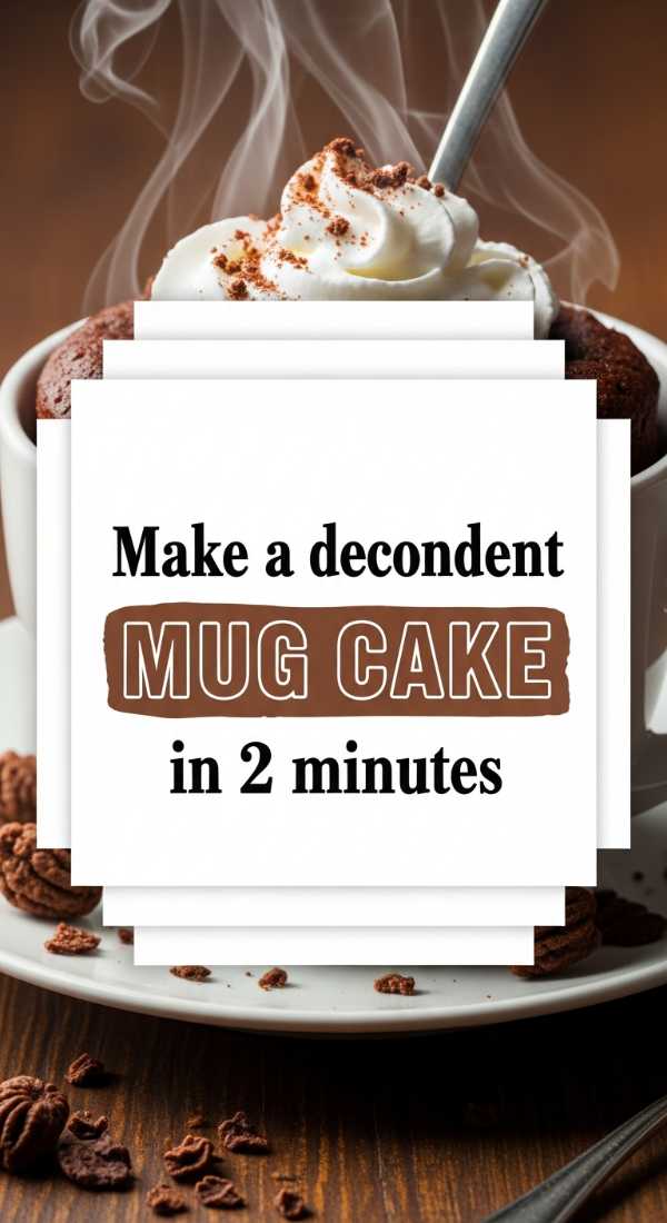 Make A Decadent Mug Cake In 2 Minutes 69e21f0cb8902