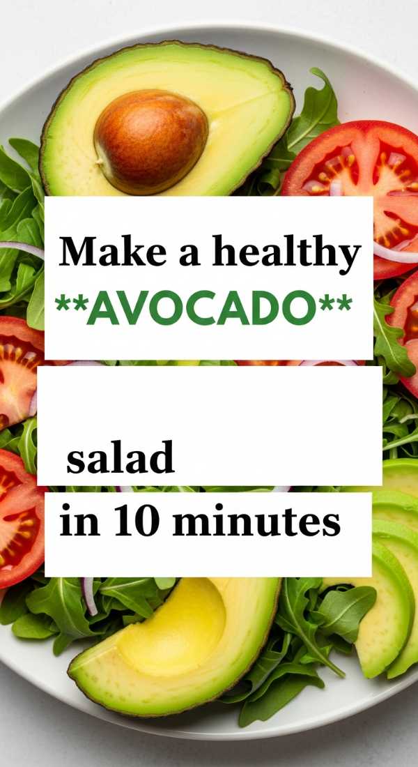 Make A Healthy Avocado Salad In 10 Minutes 69e9b6e69f2e3