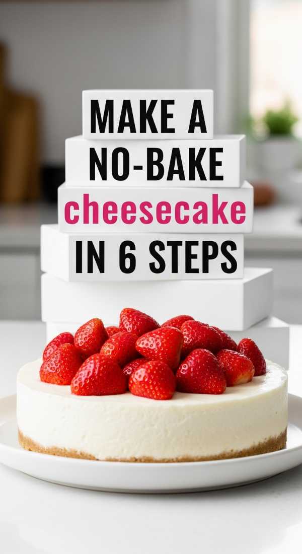 Make A No Bake Cheesecake In 6 Steps 69e21f0b0ffa4
