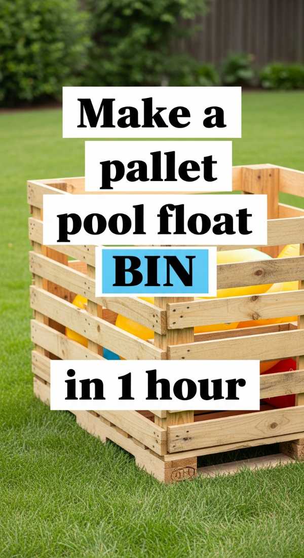 Make A Pallet Pool Float Bin In 1 Hour 69f32c4d32381