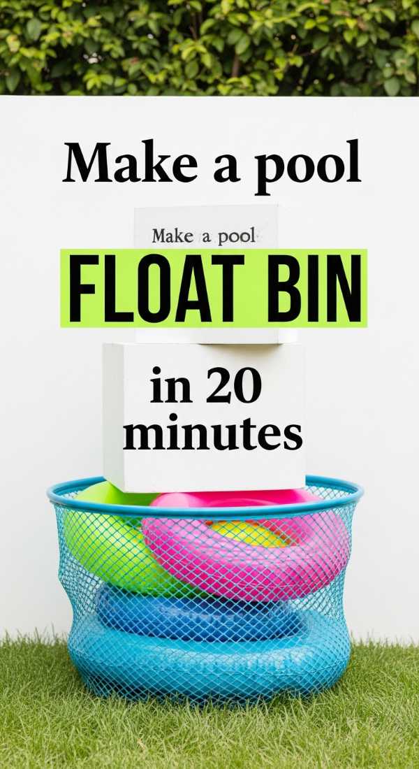 Make A Pool Float Bin In 20 Minutes 69f32c503d7fc