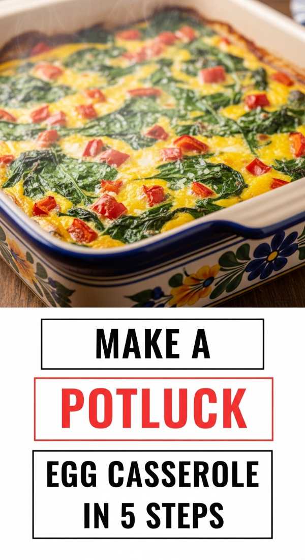 Make A Potluck Egg Casserole In 5 Steps 69e5d85d9c89b