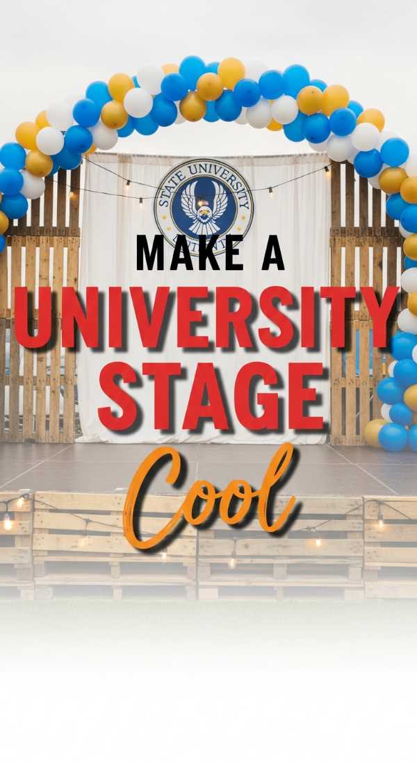 Make A University Graduation Party Stage In 4 Steps 69ee4b5b3c84c