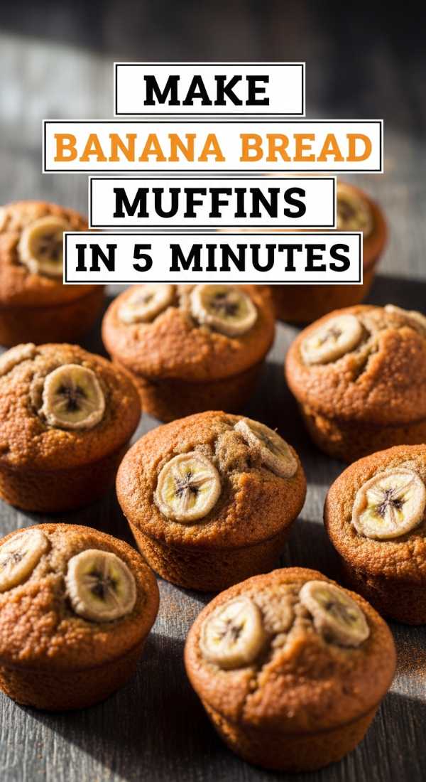 Make Banana Bread Muffins In 5 Minutes 69eb7e2032dcf