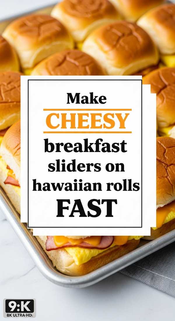 Make Cheesy Breakfast Sliders On Hawaiian Rolls Fast 69e5d85b1a269