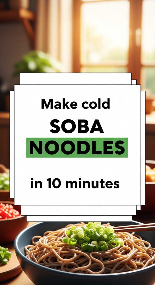 Make Cold Soba Noodles In 10 Minutes 69eb7fd64adb5