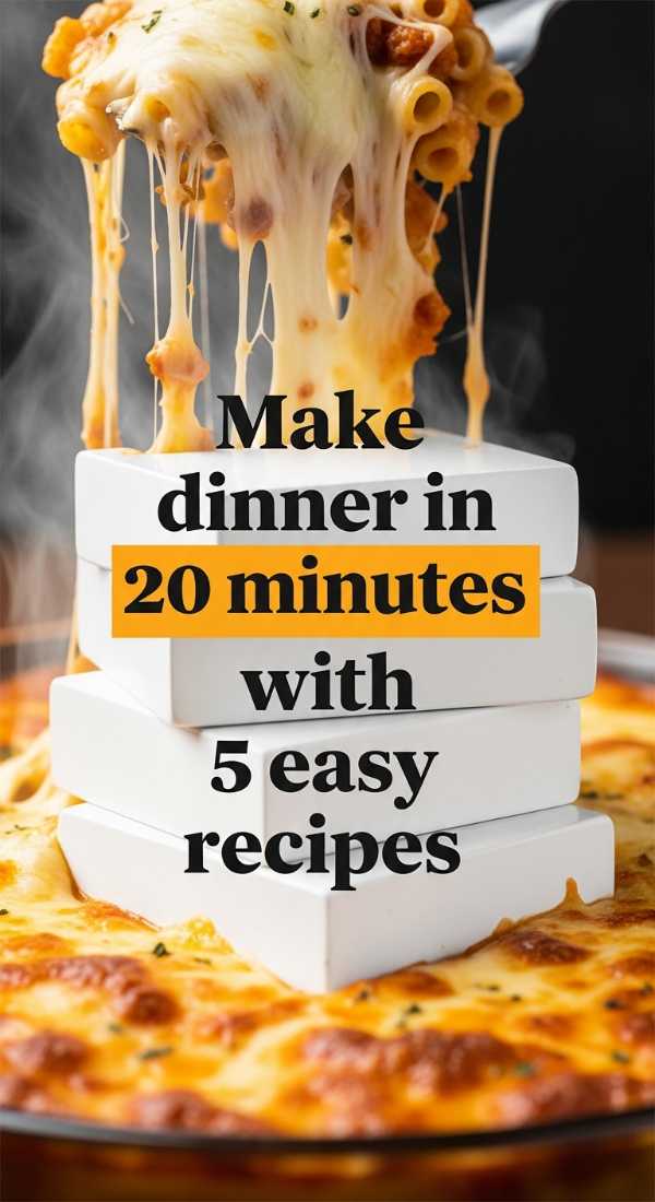 Make Dinner In 20 Minutes With 5 Easy Recipes 69ec86d83aac2
