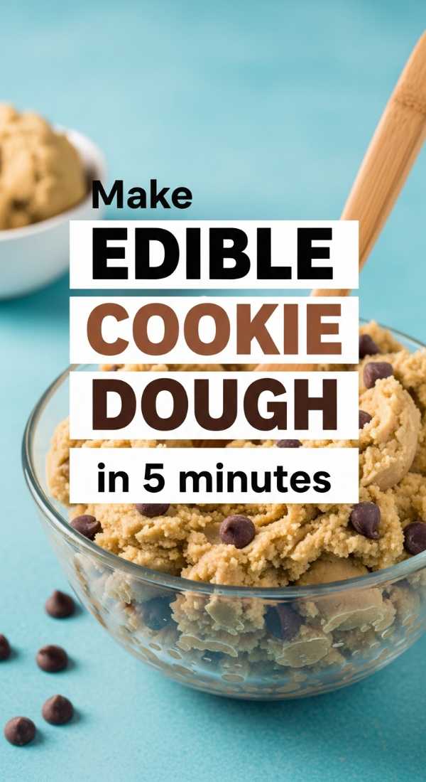 Make Edible Cookie Dough In 5 Minutes 69e20d284a0cf