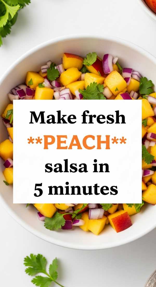 Make Fresh Peach Salsa In 5 Minutes 69e9b6e5a2db4