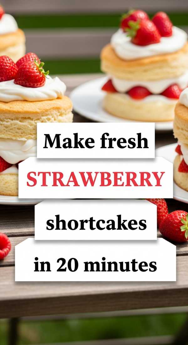 Make Fresh Strawberry Shortcakes In 20 Minutes 69ef468c4fa8f