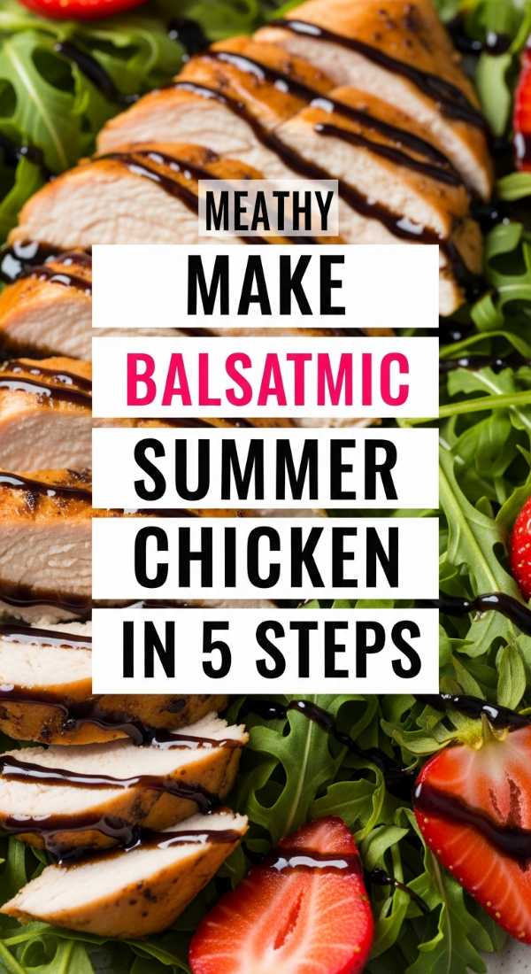 Make Healthy Balsamic Summer Chicken In 5 Steps 69e470298d97b