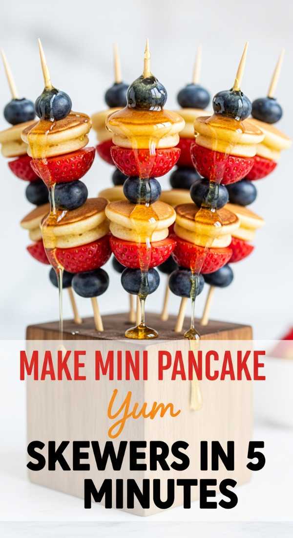 Make Mini Pancake Skewers For Brunch In 5 Minutes 69eb9990341d2