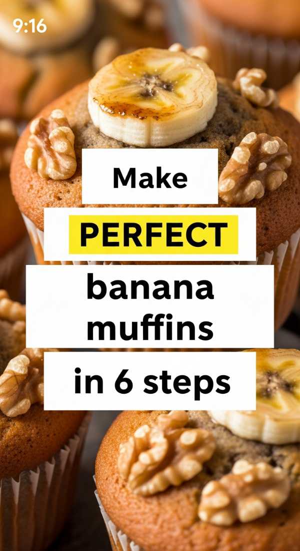 Make Perfect Banana Muffins In 6 Steps 69ec86e20a619