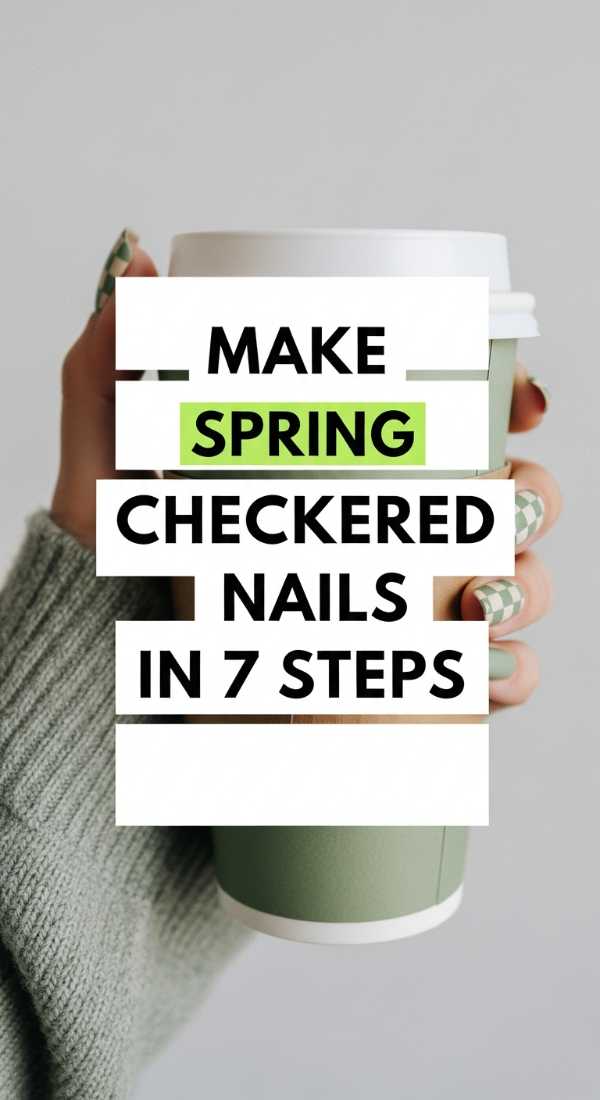Make Spring Checkered Nails In 7 Steps 69e3c1c41eff5