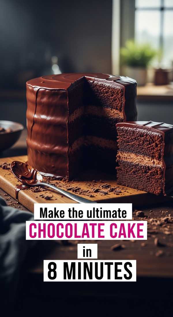 Make The Ultimate Chocolate Cake In 8 Minutes 69eb7e149c38a