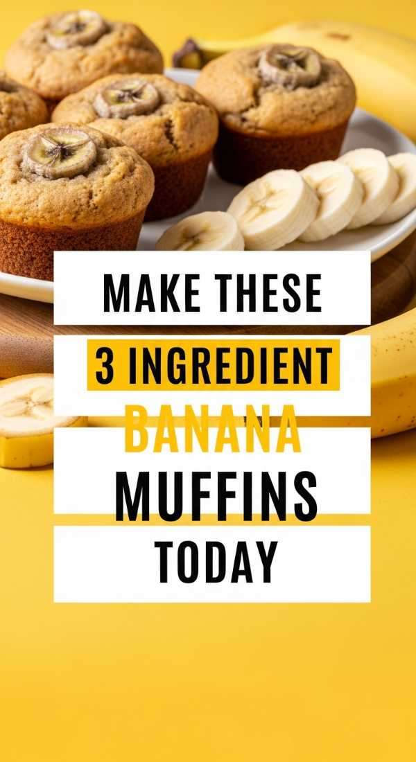 Make These 3 Ingredient Banana Muffins Today 69ef46998bb6c