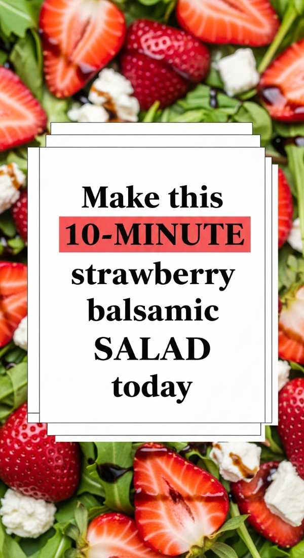 Make This 10 Minute Strawberry Balsamic Salad Today 69e70adb6bfc9